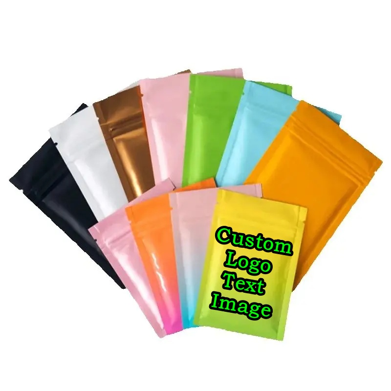 Coffee Tea Images - 200PCS Kantong Kemasan Ziplock Aluminium Foil