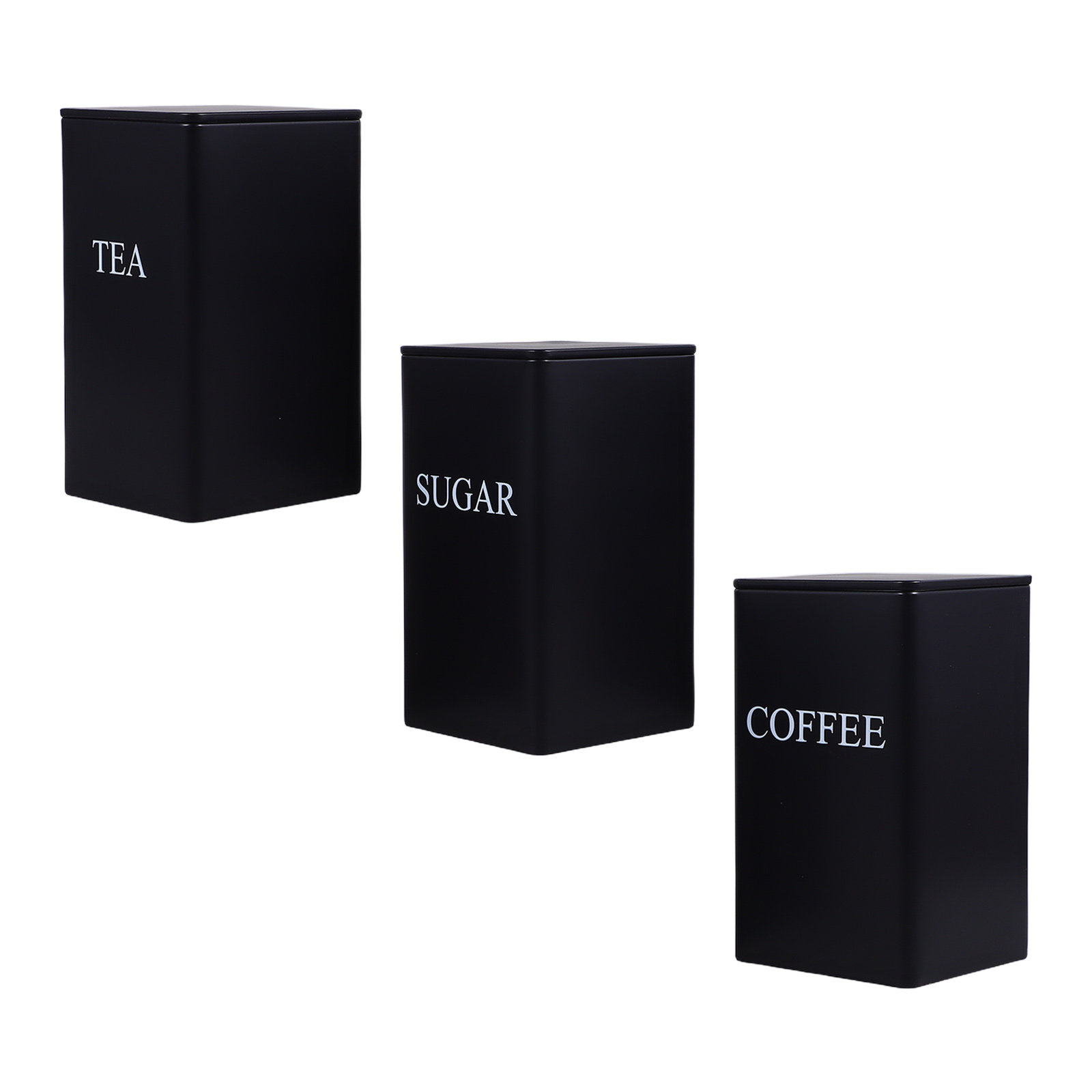 Coffee Tea Sugar - 3 Buah Wadah Penyimpanan Dapur, Bahan