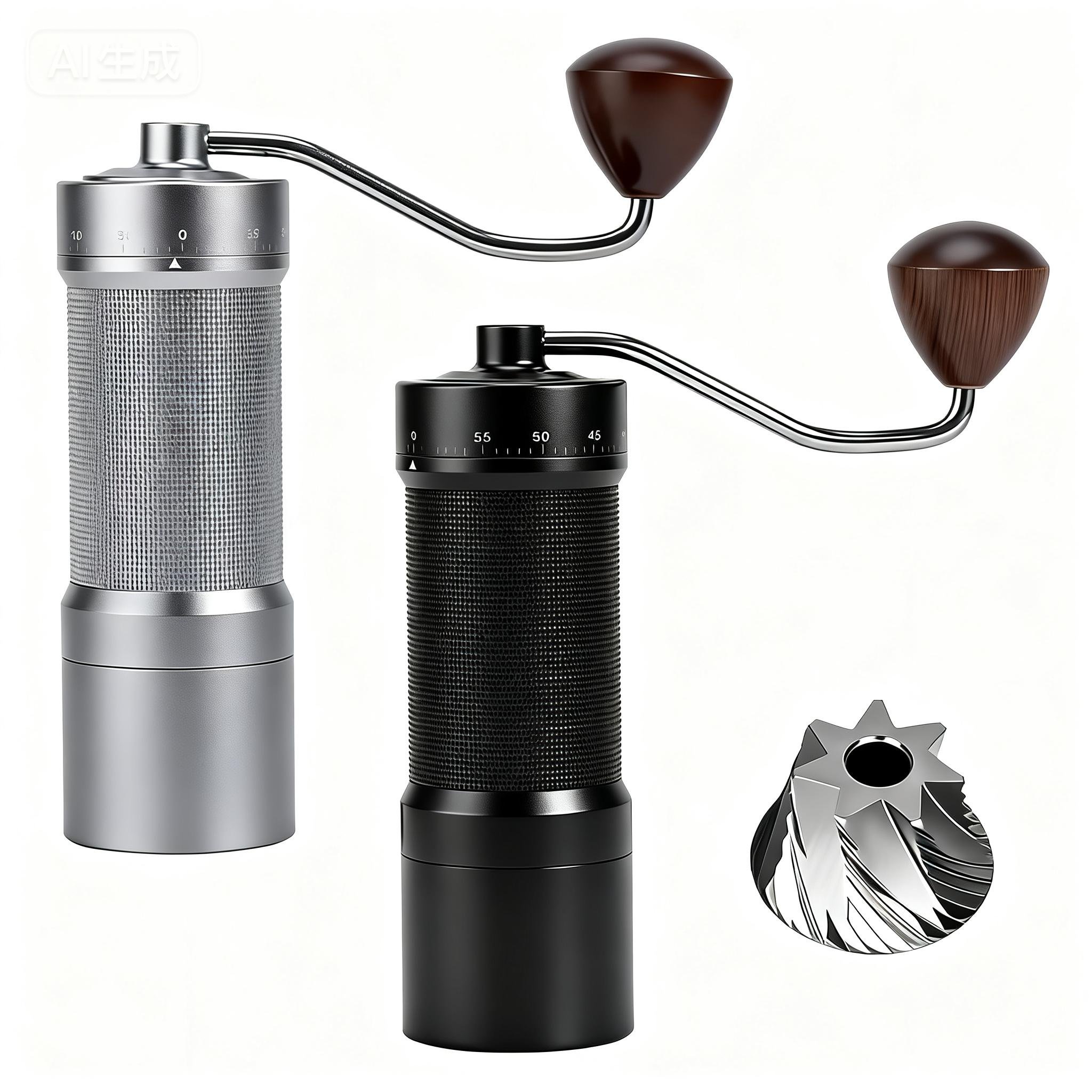 Burr Hand Grinder - Penggiling Kopi Manual Magnetik dengan 60