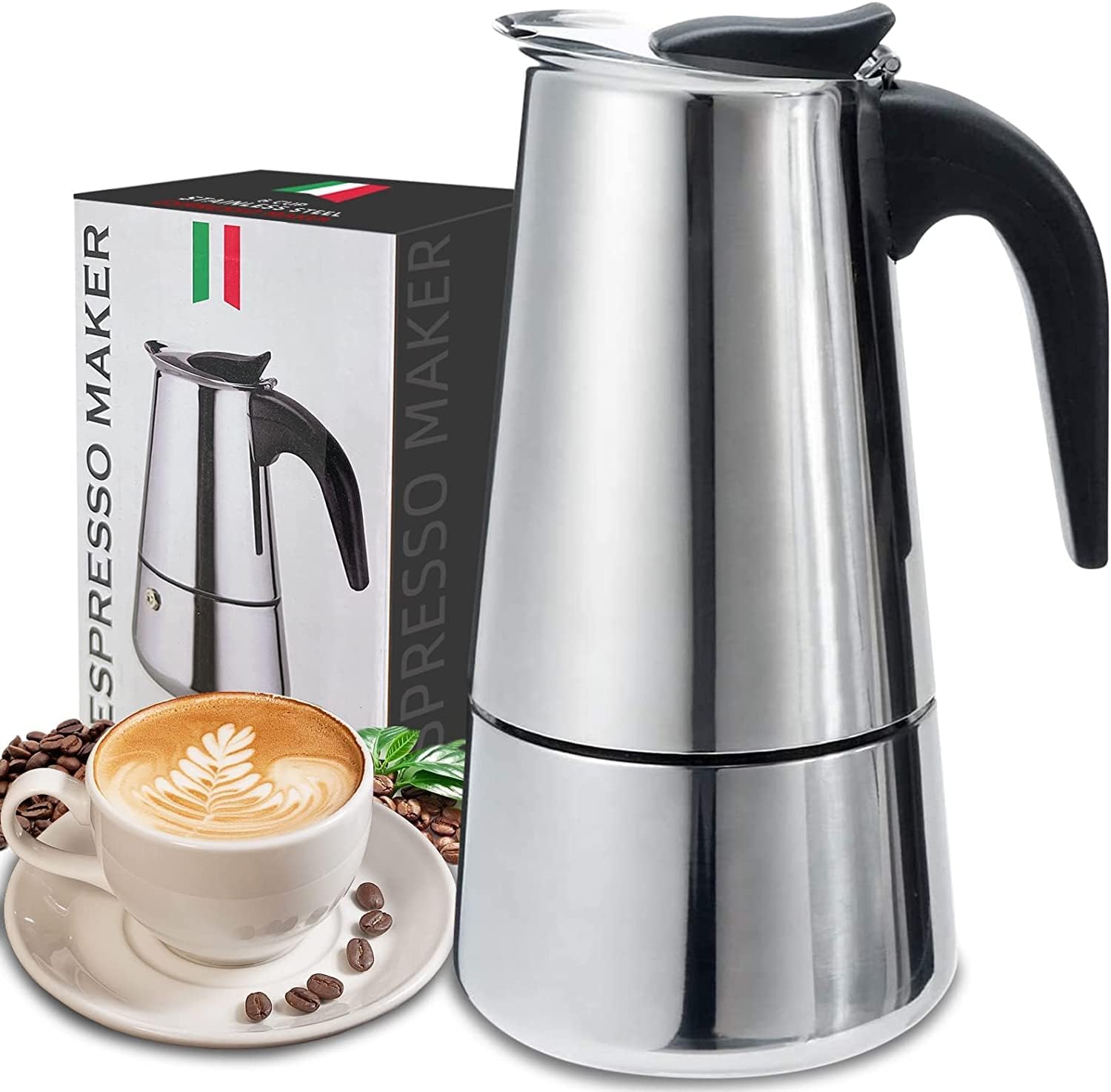 Moka Pot Stove - Cangkir kopi Moka, cangkir 4/6/9 cangkir