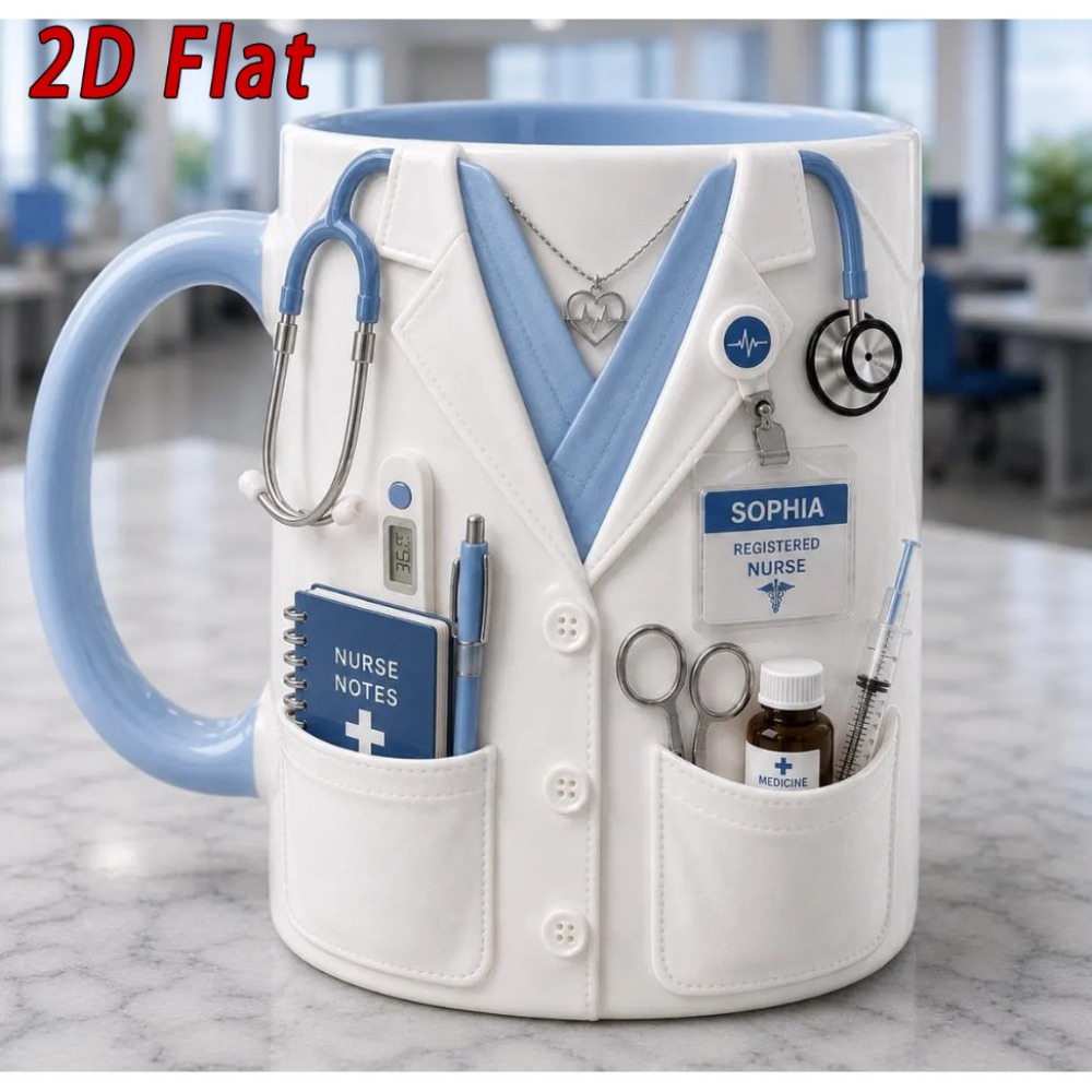 Mug Perawat dengan Nama Kustom - Coffee Tea Name ulasan dan harga