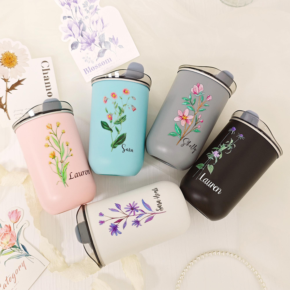 Tumbler Stainless Steel Motif  - Coffee Tea Name ulasan dan harga