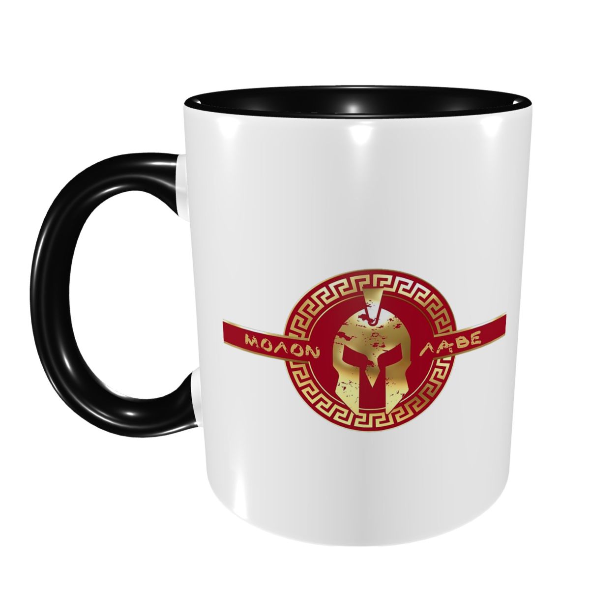 Mug Logo Helm Prajurit Spartan - Coffee Tea Name ulasan dan harga