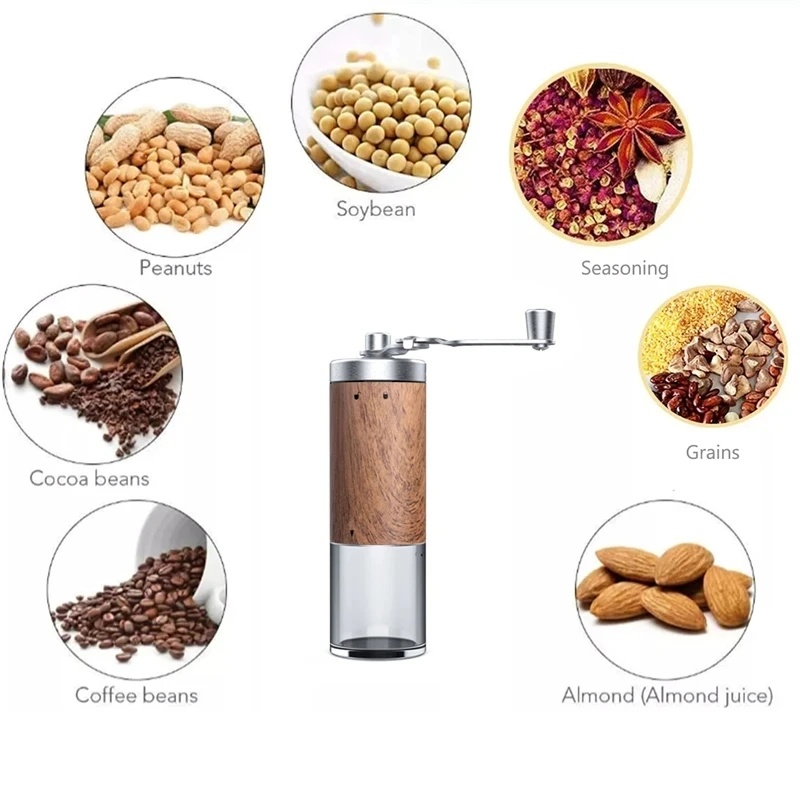 Penggiling Kopi Manual Berbaha - Burr Hand Grinder ulasan dan harga