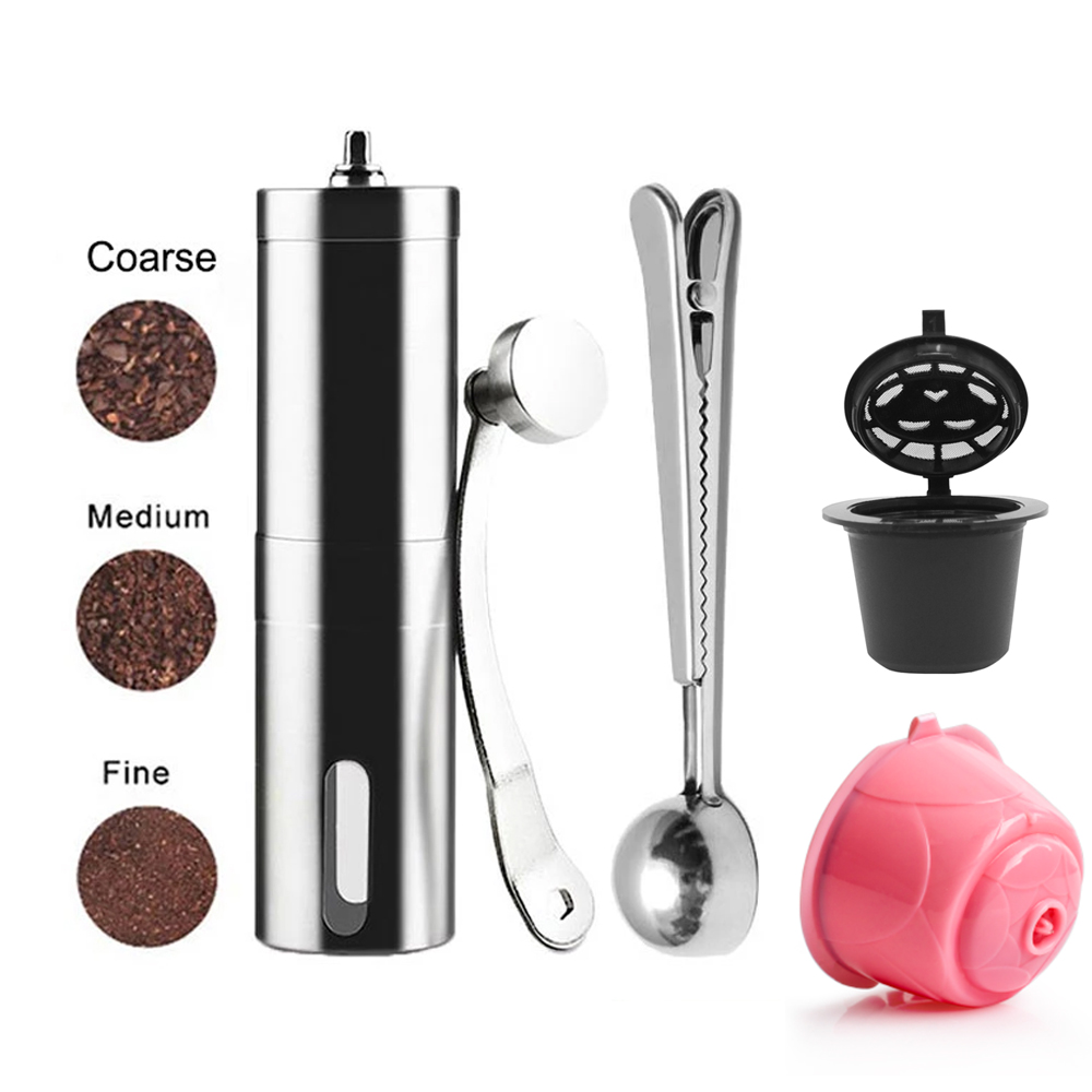 Penggiling Kopi Mini Baja Taha - Burr Hand Grinder ulasan dan harga