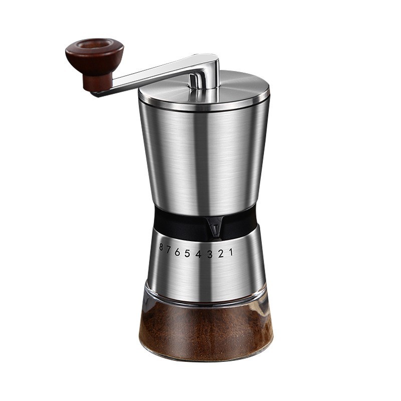 Alat Penggiling Kopi Manual Po - Burr Hand Grinder ulasan dan harga