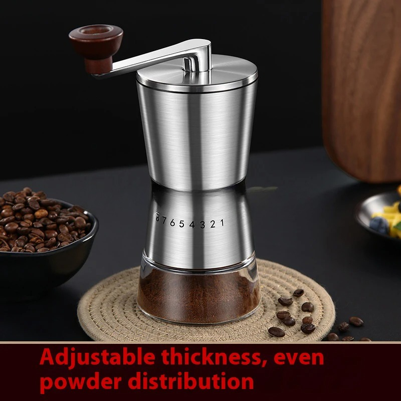 Alat Penggiling Kopi Manual Po - Burr Hand Grinder ulasan dan harga