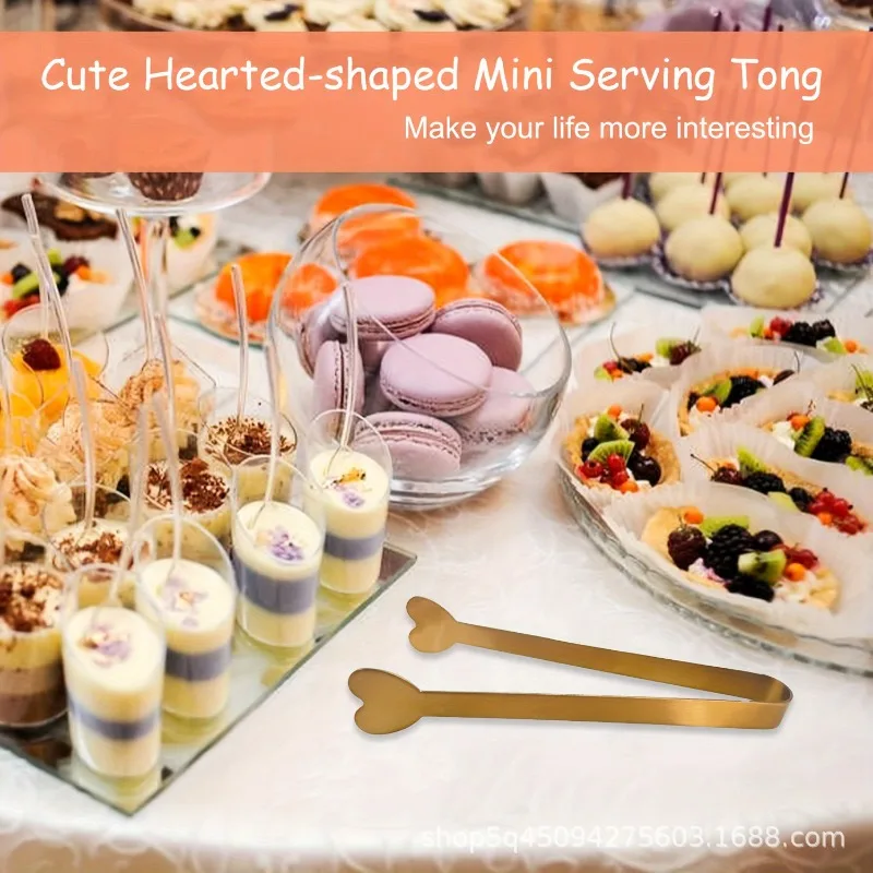 4/6 Buah Penjepit Mini Berbent - Coffee Tea And Sugar Set ulasan dan harga
