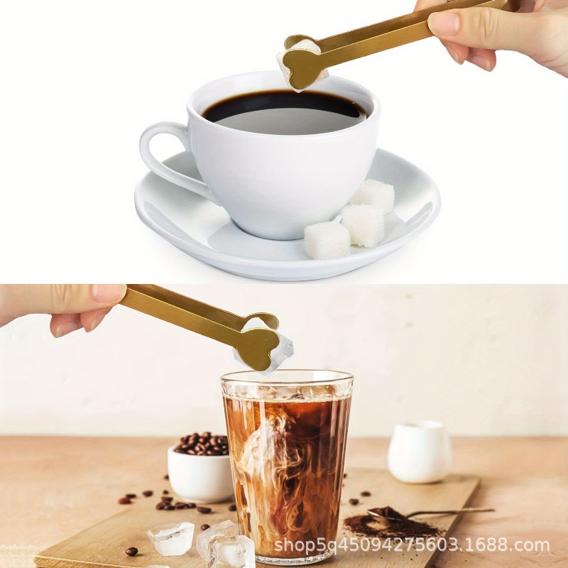 4/6 Buah Penjepit Mini Berbent - Coffee Tea And Sugar Set ulasan dan harga