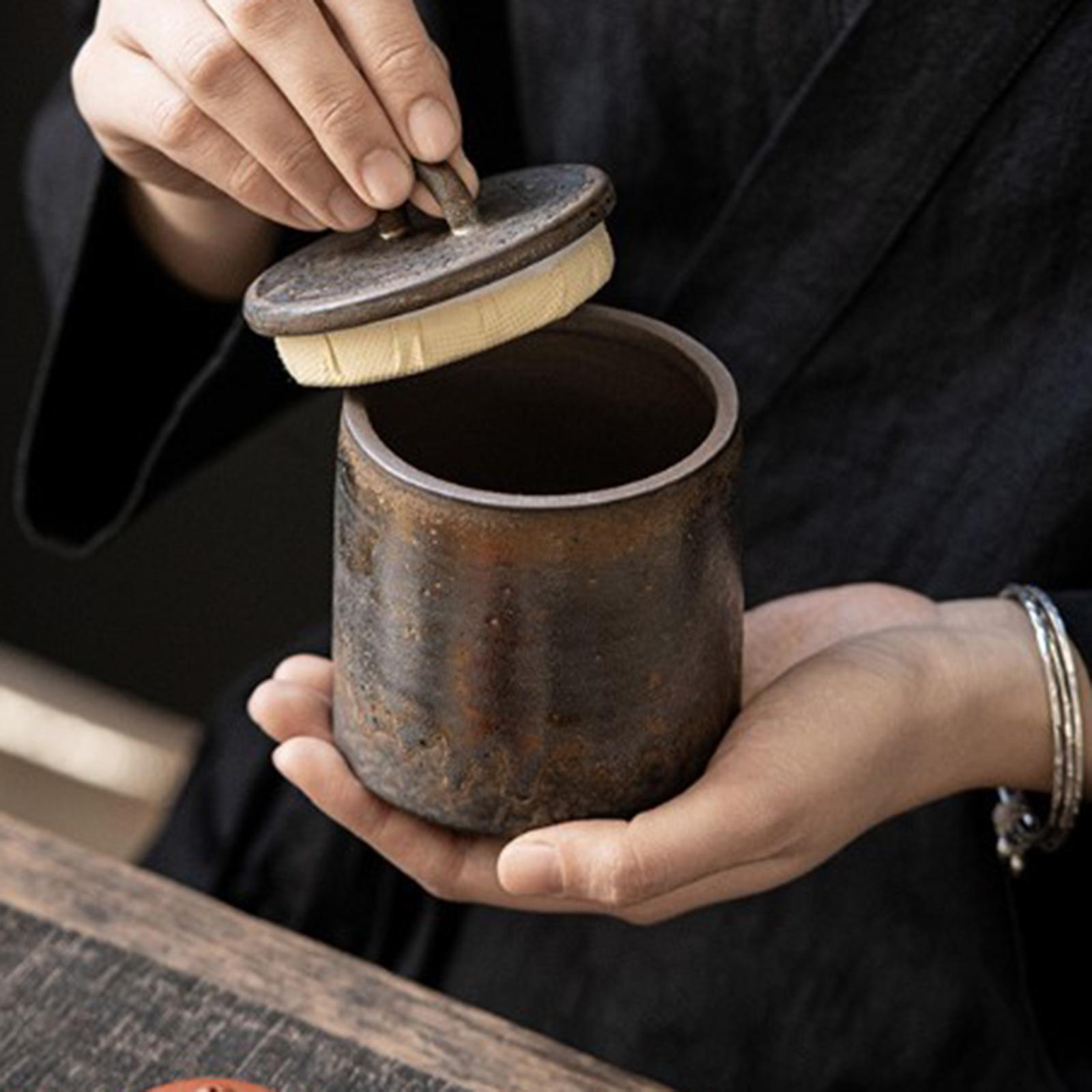 Wadah Teh Keramik dengan Tutup - Coffee Tea Sugar ulasan dan harga