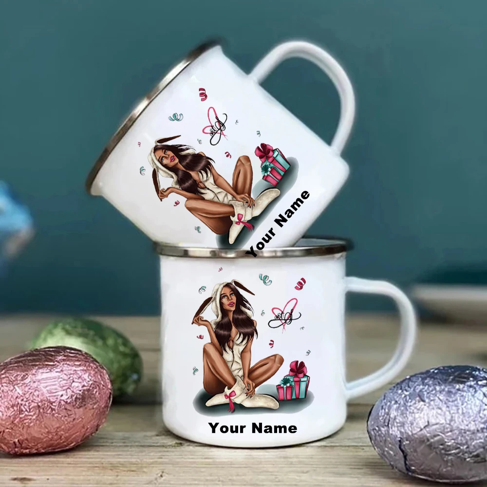 Mug Enamel kustom dengan nama  - Coffee Tea Name ulasan dan harga