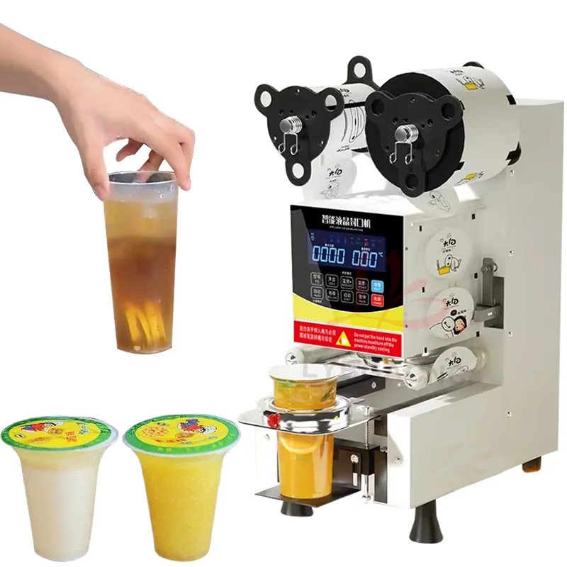 Mesin Penyegel Gelas Plastik L - Coffee Tea With Milk ulasan dan harga