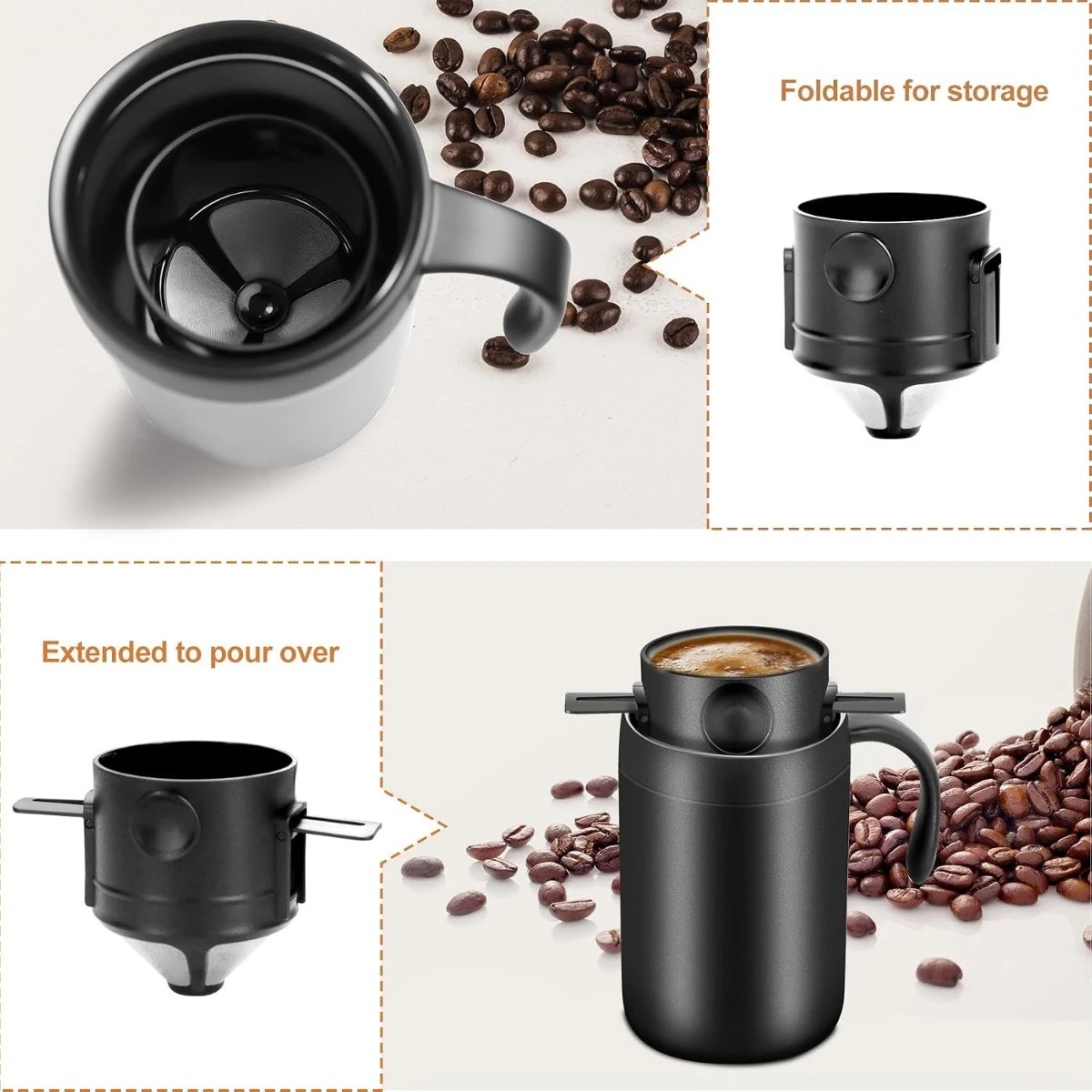 Mug Kopi Stainless Steel 350/5 - Xbloom Coffee Tea ulasan dan harga