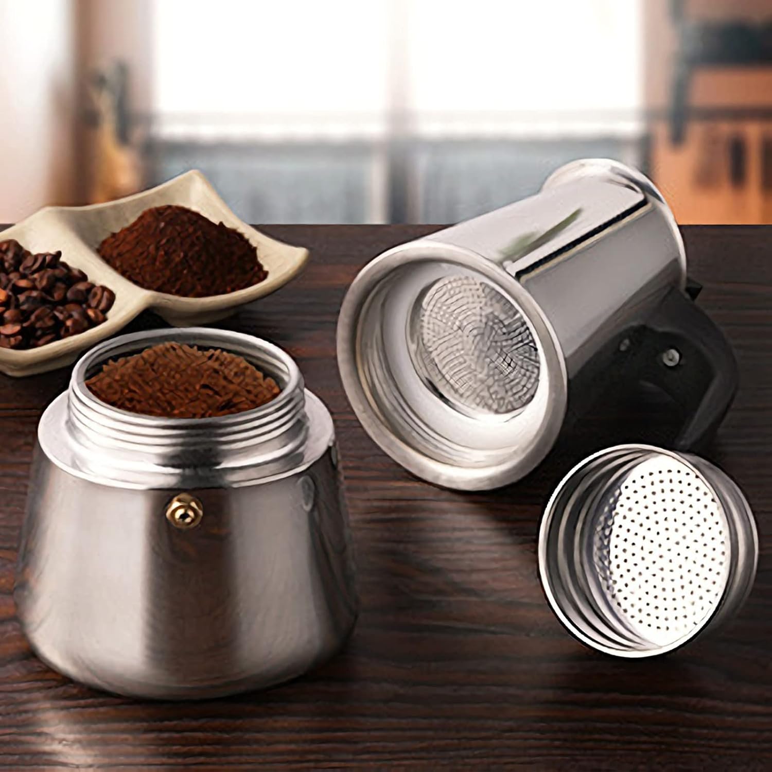 Cangkir kopi Moka, cangkir 4/6 - Moka Pot Stove ulasan dan harga