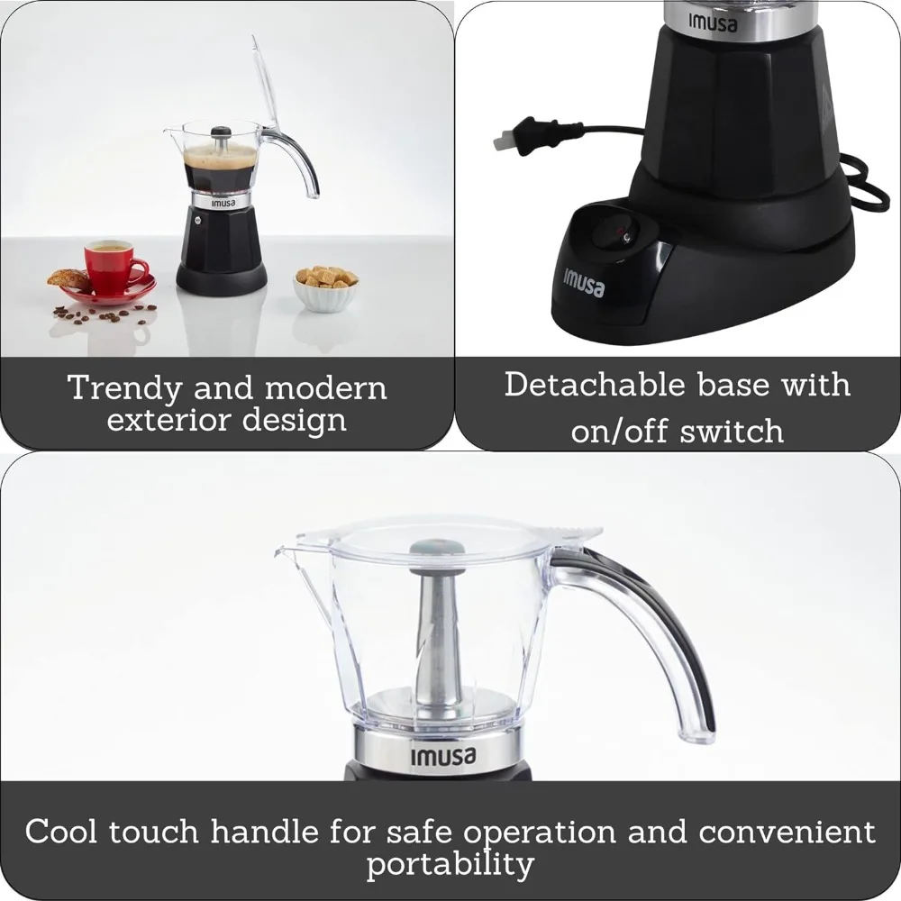 % Pembuat Espresso Elektrik Im - Moka Pot Stove ulasan dan harga