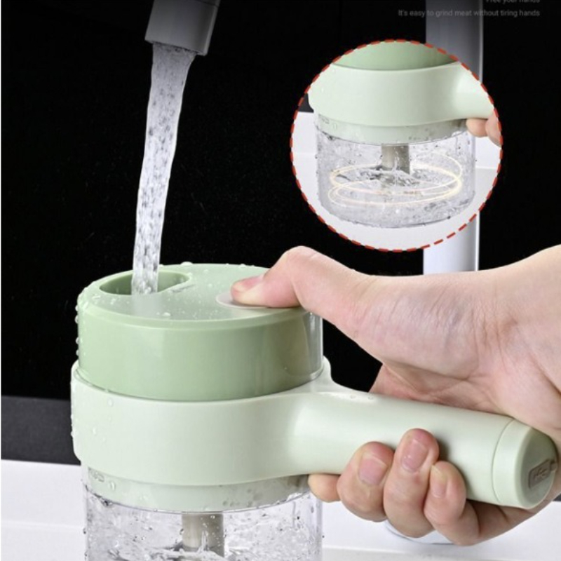 Set Pemotong Sayur Elektrik 4  - Burr Hand Grinder ulasan dan harga